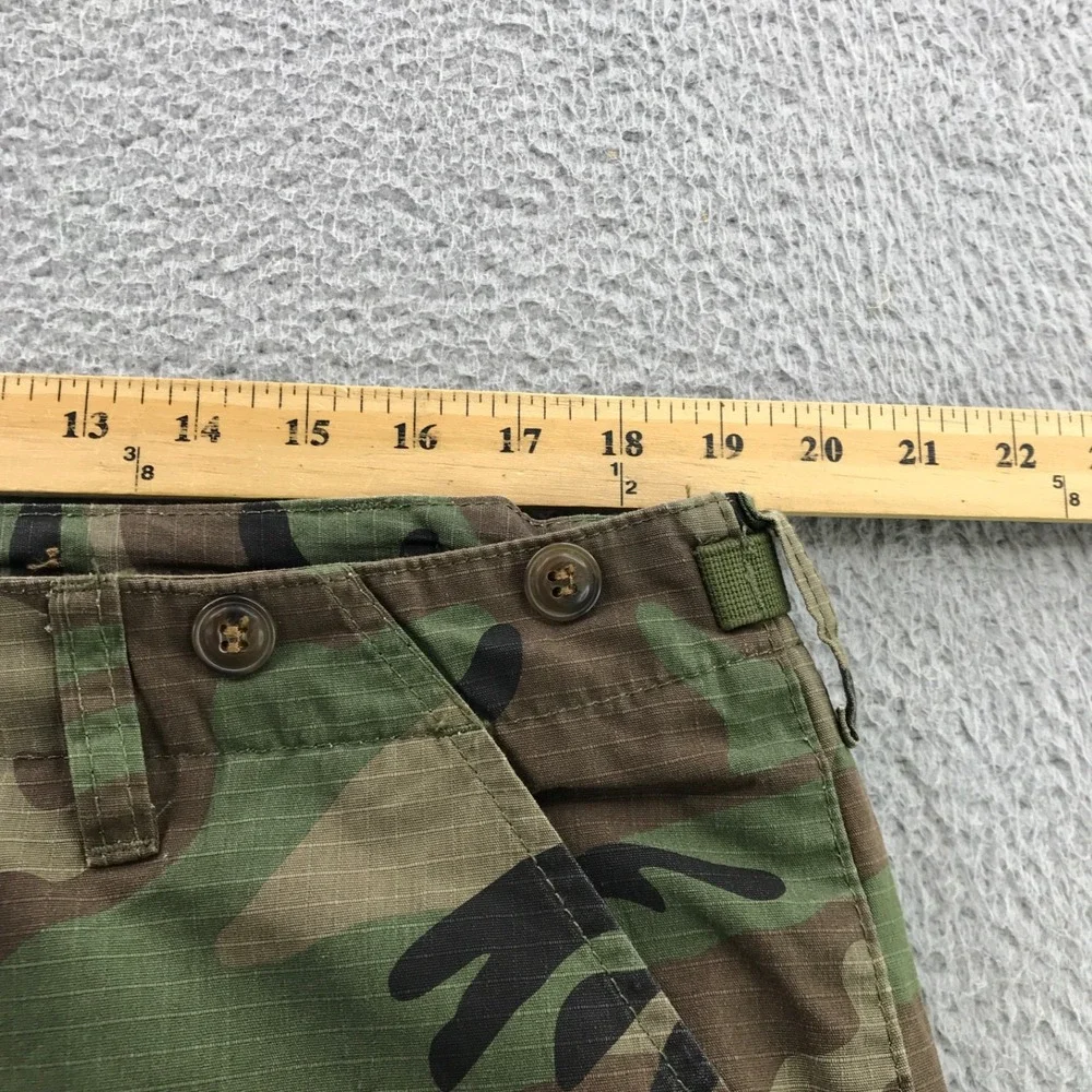 Mnml Pant Men 38x36 Green Cargo Bootcut Flare Paint Splatter Military Stacked